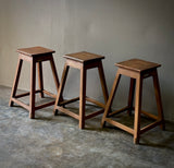 STOOLS IN RED