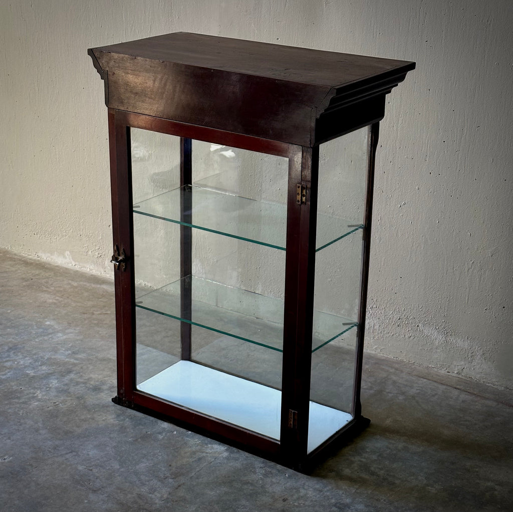 19th Century English Wooden Tabletop Display Case Lee Stanton Antiques