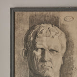 Framed Drawing of Bust