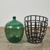Bottle in Metal Basket