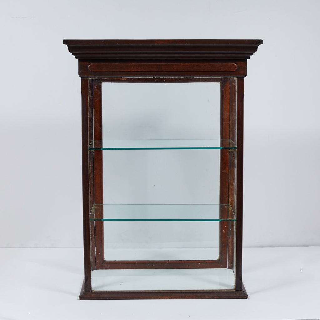19th Century English Wooden Tabletop Display Case Lee Stanton Antiques
