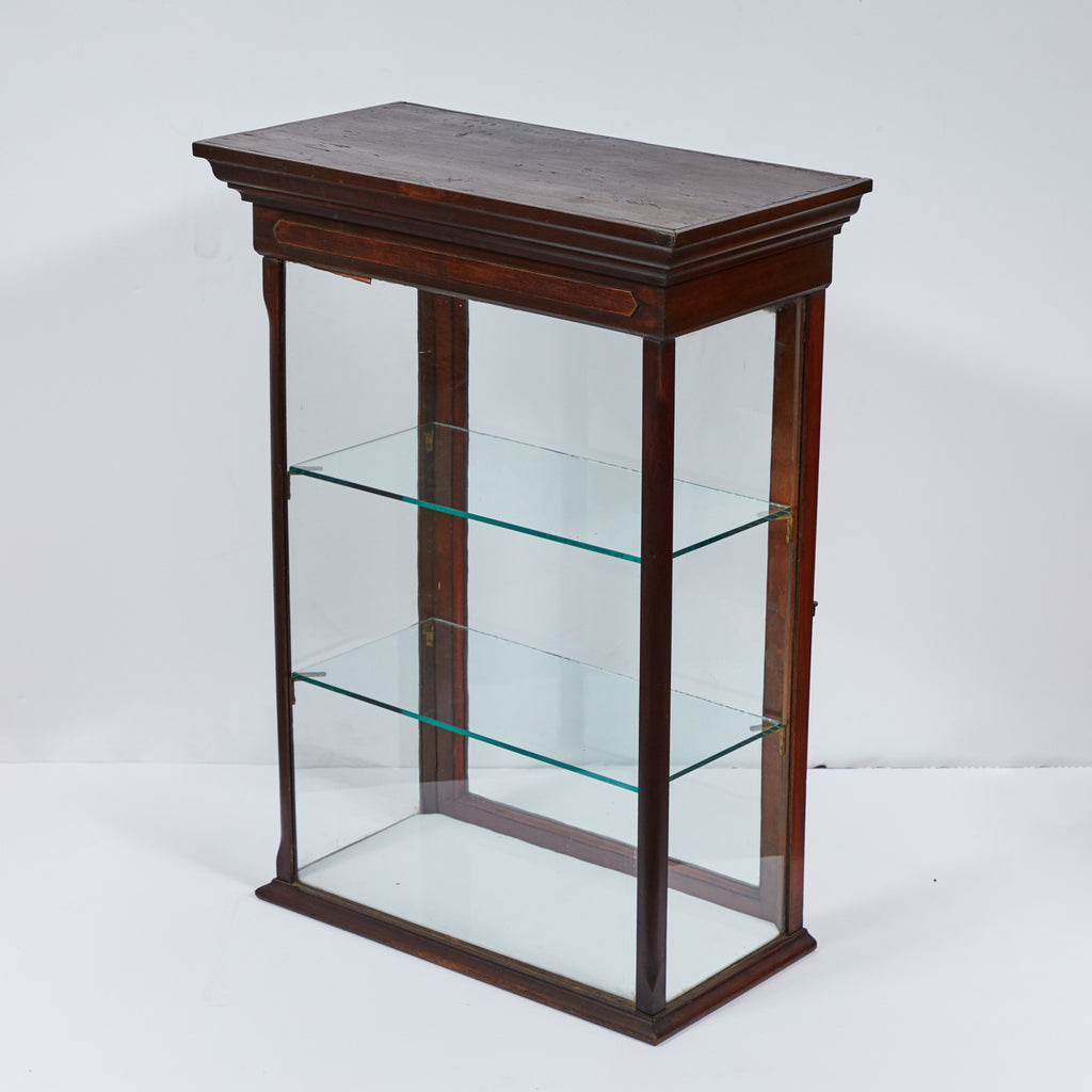 19th Century English Wooden Tabletop Display Case Lee Stanton Antiques