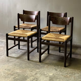 Set of Four Wenge Chairs by Martin Visser for Spectrum