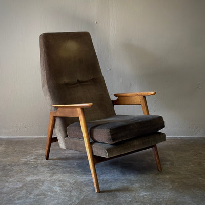 Swedish Midcentury Upholstered Armchair